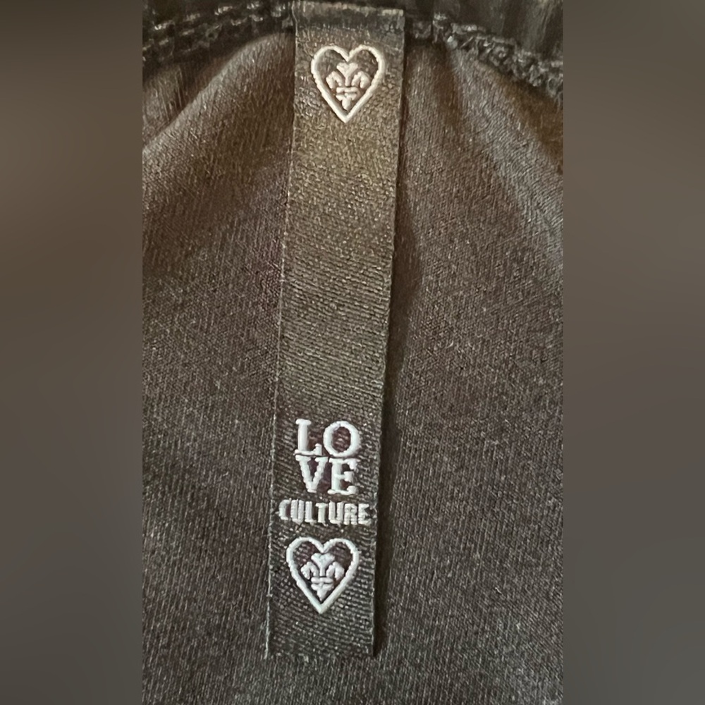 Love Culture Black and Cream High Low Dress - Picture 3 of 4